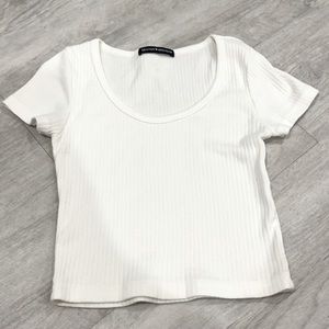 Plain brandy white top